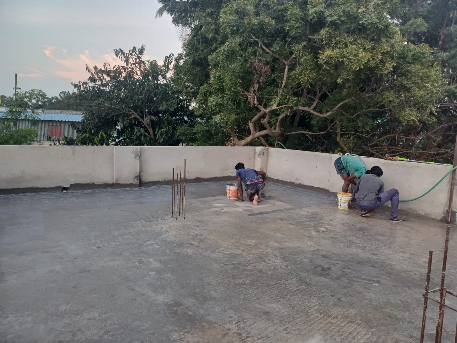 Waterproofing project site work