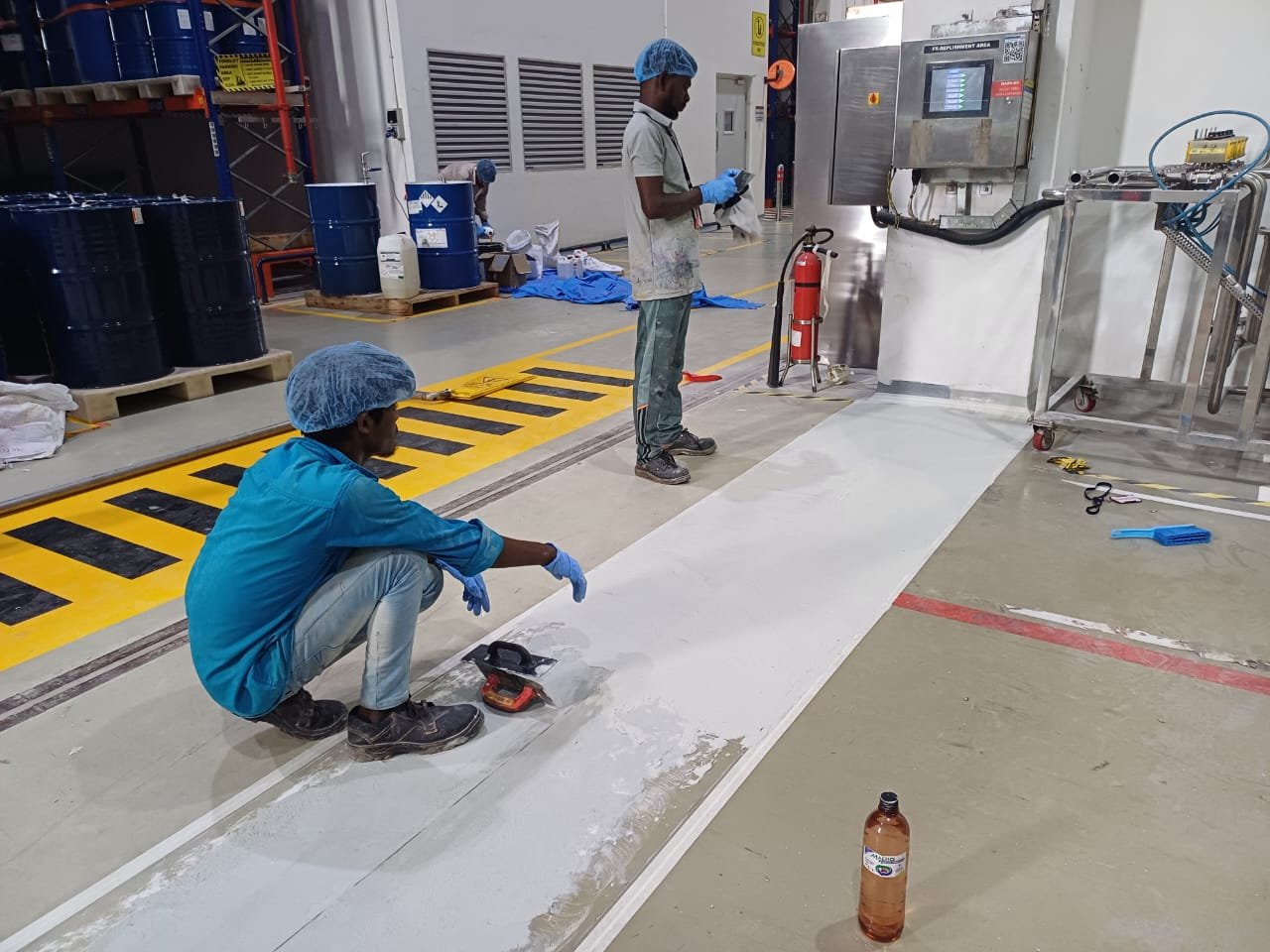 Zebra crossing road marking