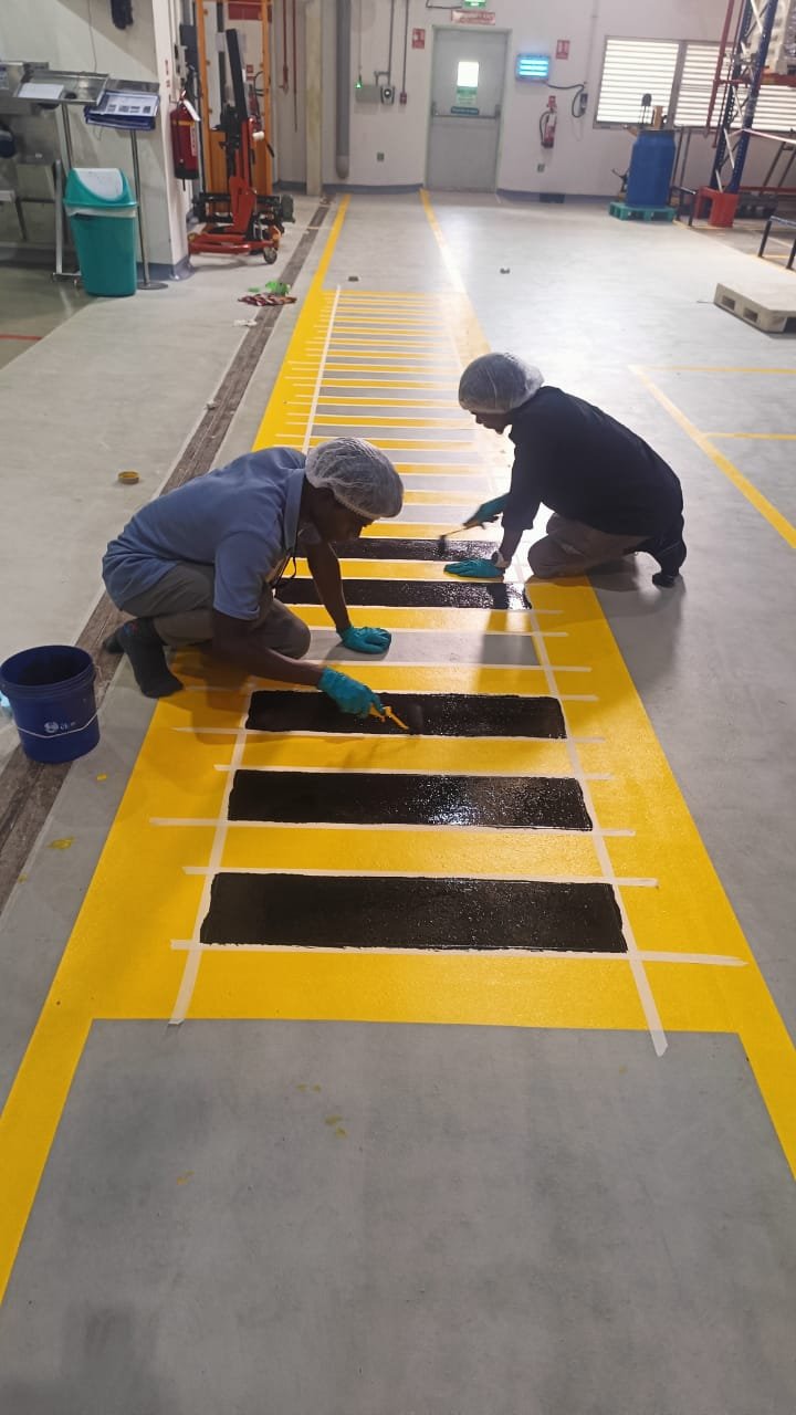Zebra crossing work