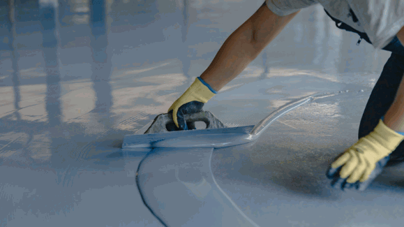 Epoxy flooring — video and photos in gallery